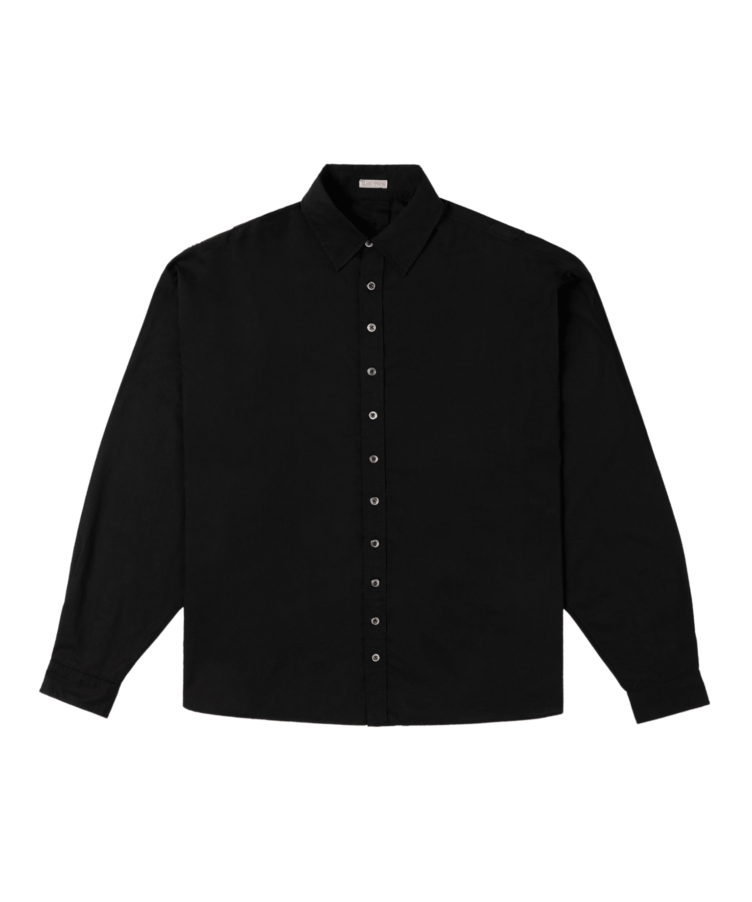 Detachable Oversized Shirt Black - LIKELIHOOD