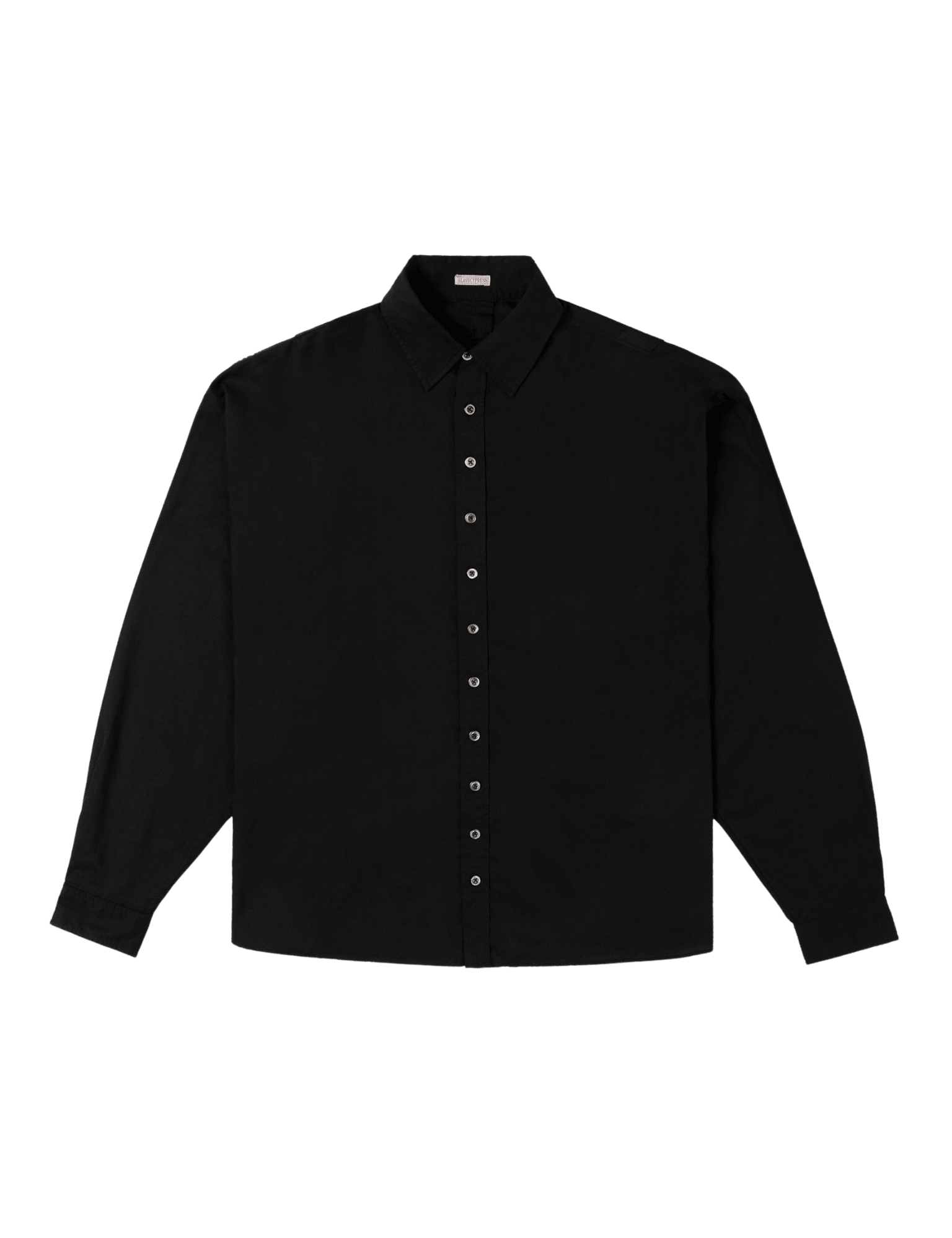 Detachable Oversized Shirt Black - LIKELIHOOD