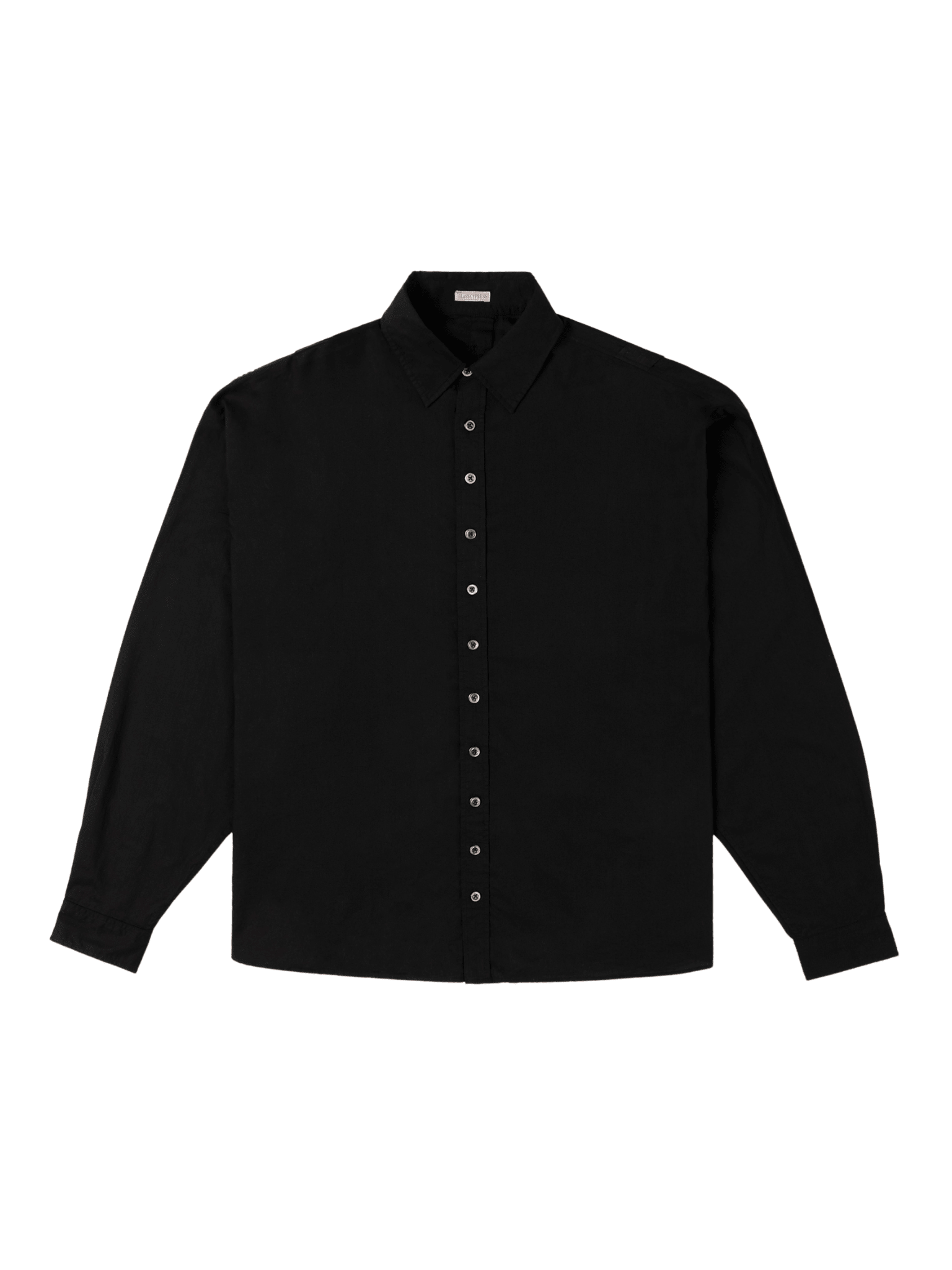 Detachable Oversized Shirt Black - LIKELIHOOD