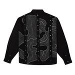 Detachable Oversized Shirt Black - LIKELIHOOD