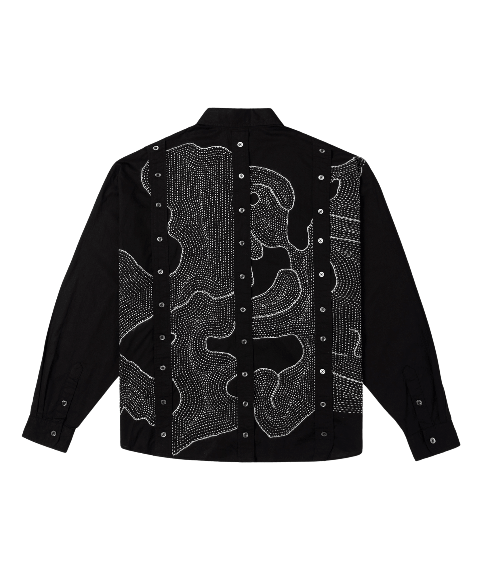 Detachable Oversized Shirt Black - LIKELIHOOD