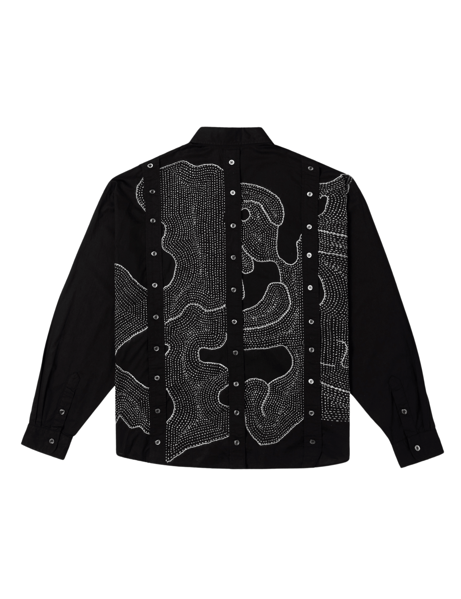 Detachable Oversized Shirt Black - LIKELIHOOD