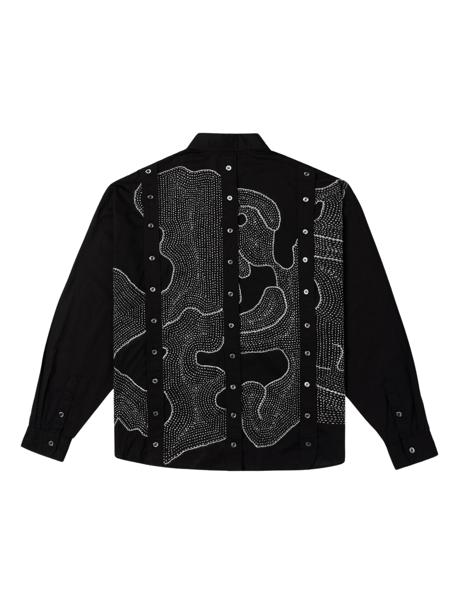 Detachable Oversized Shirt Black - LIKELIHOOD