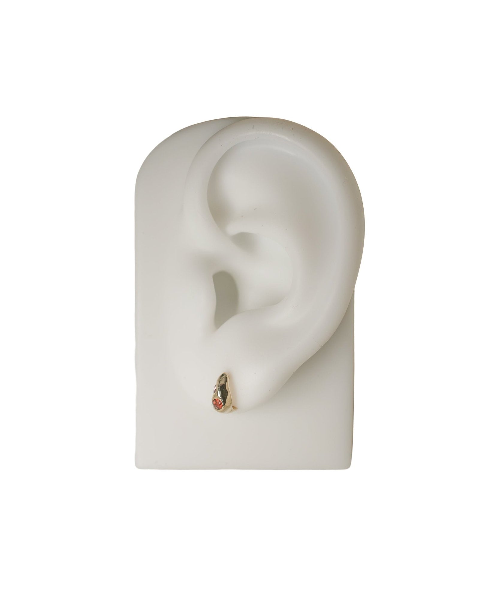 DEW Stud, Garnet, Amethyst - 14k Gold - LIKELIHOOD