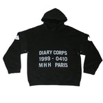Diary Corp Pull Over Hoodie Black - LIKELIHOOD