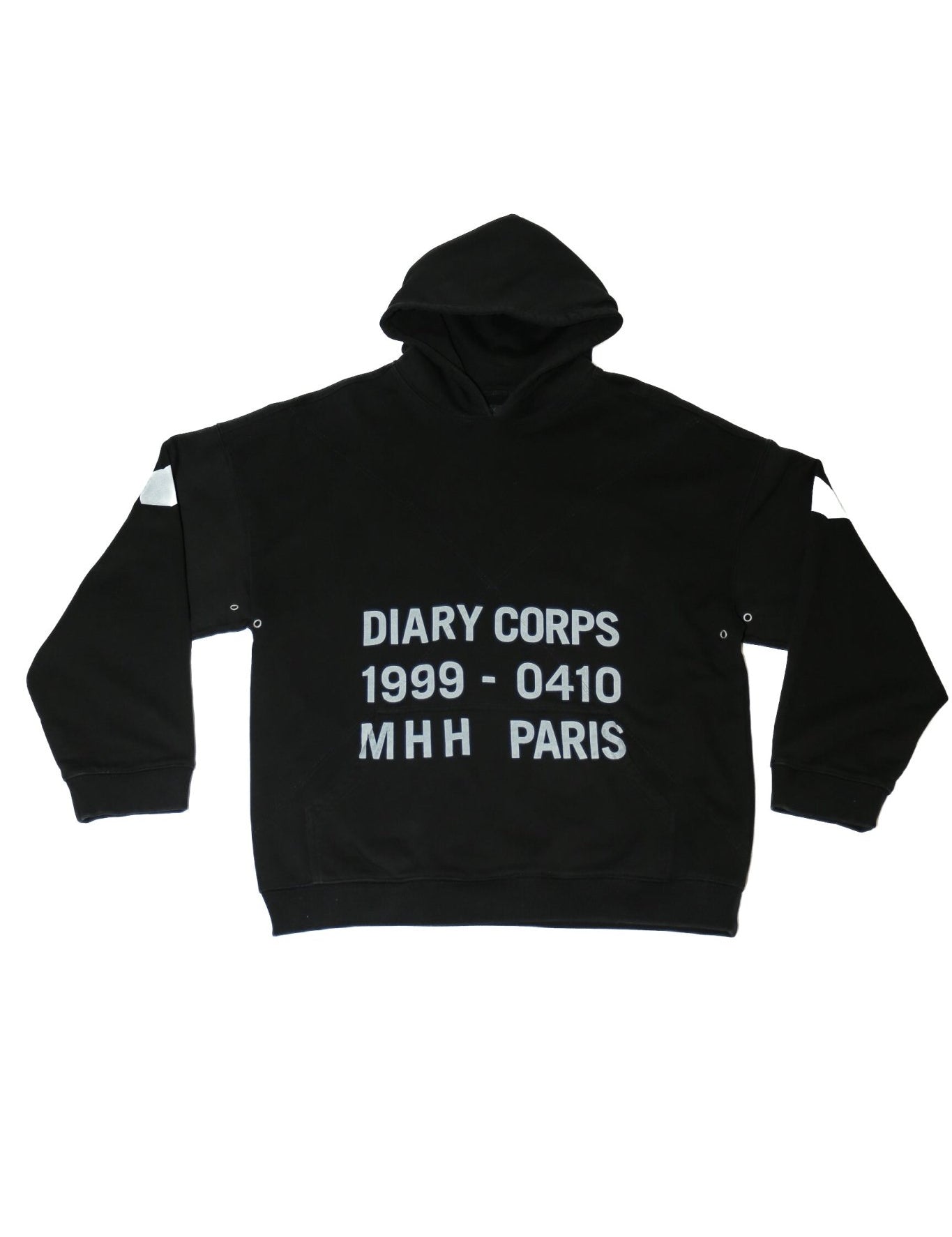 Diary Corp Pull Over Hoodie Black - LIKELIHOOD
