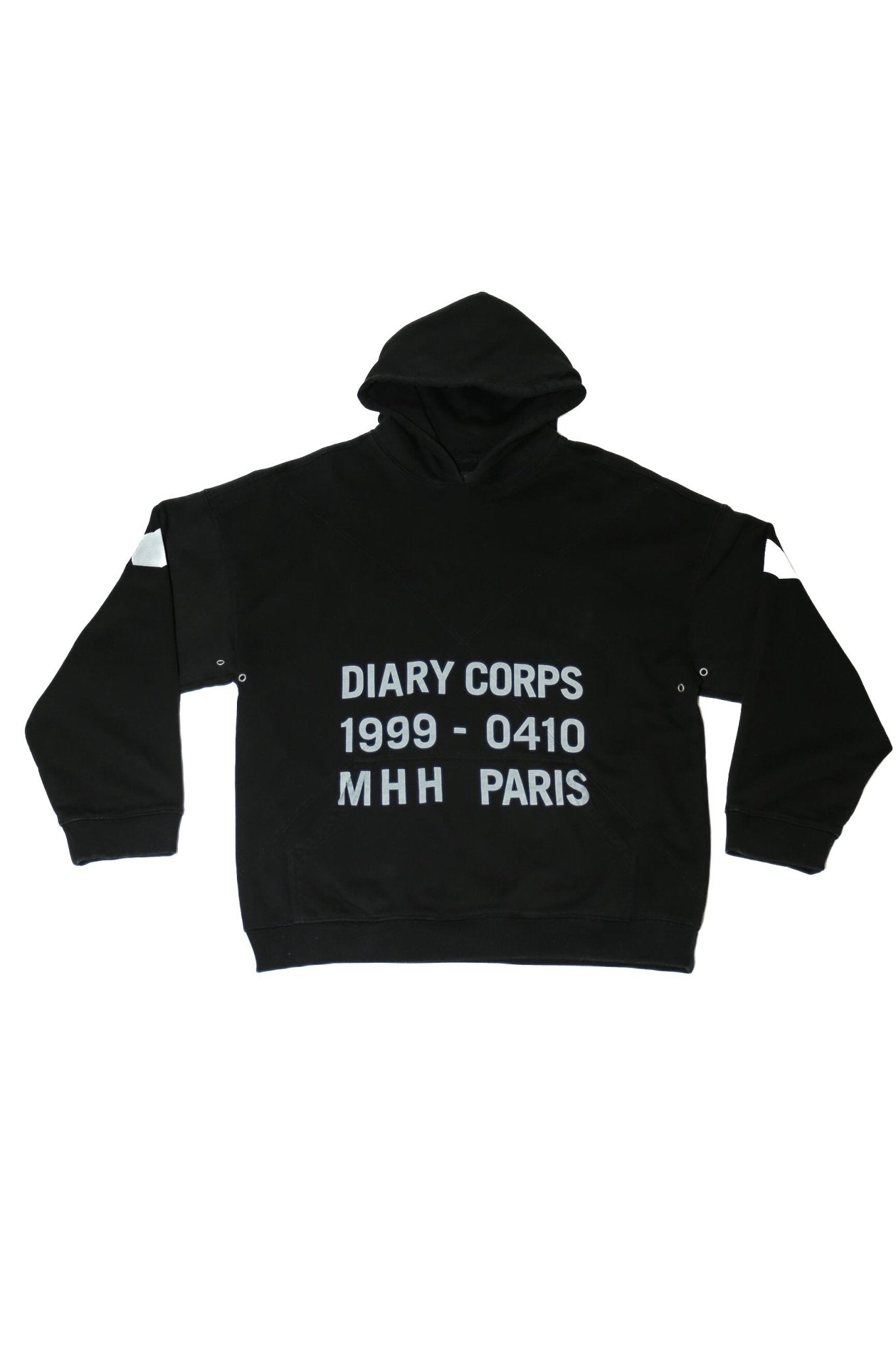 Diary Corp Pull Over Hoodie Black - LIKELIHOOD