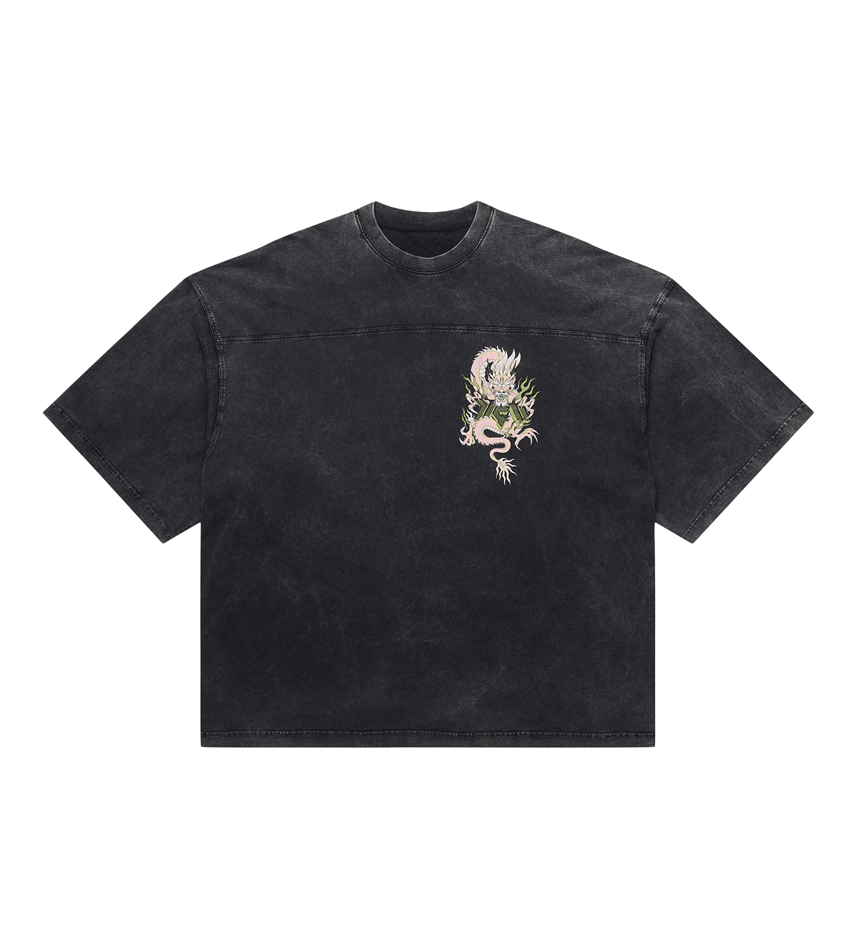 Dilong Oversized Tee Black Corosion - LIKELIHOOD