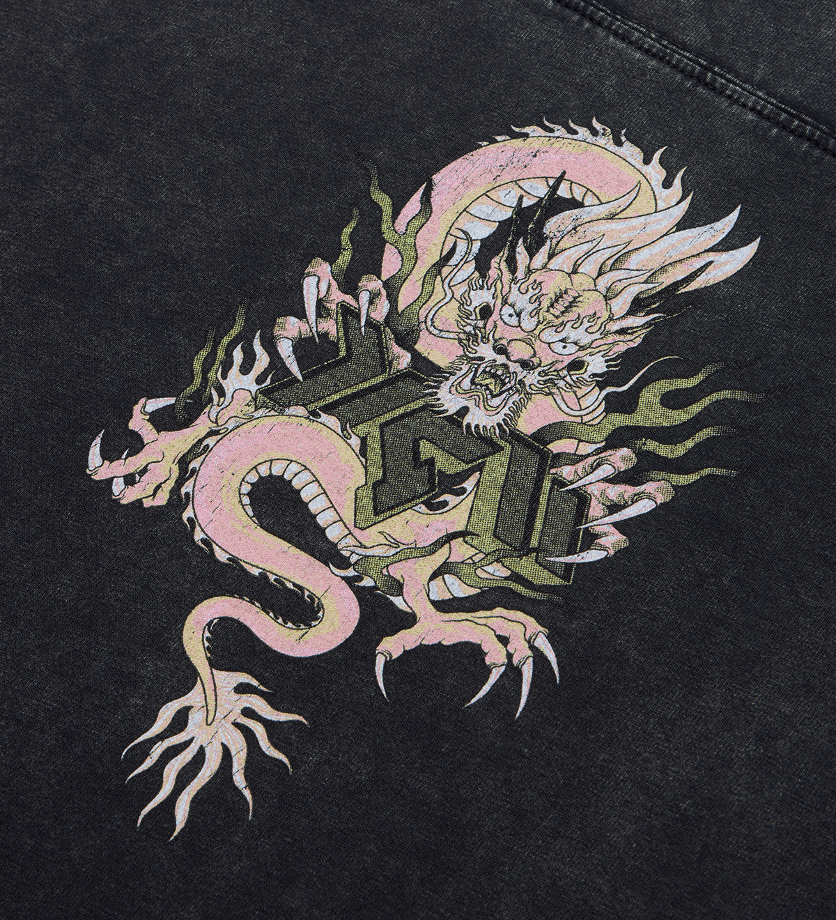 Dilong Oversized Tee Black Corosion - LIKELIHOOD