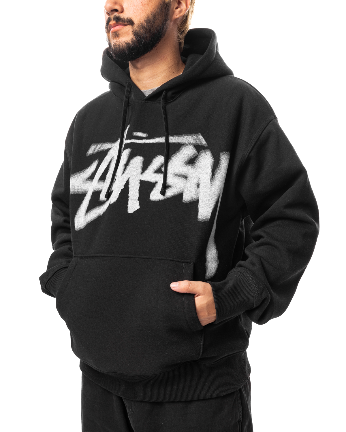 Stussy Dizzy Stock Hood Black – LIKELIHOOD