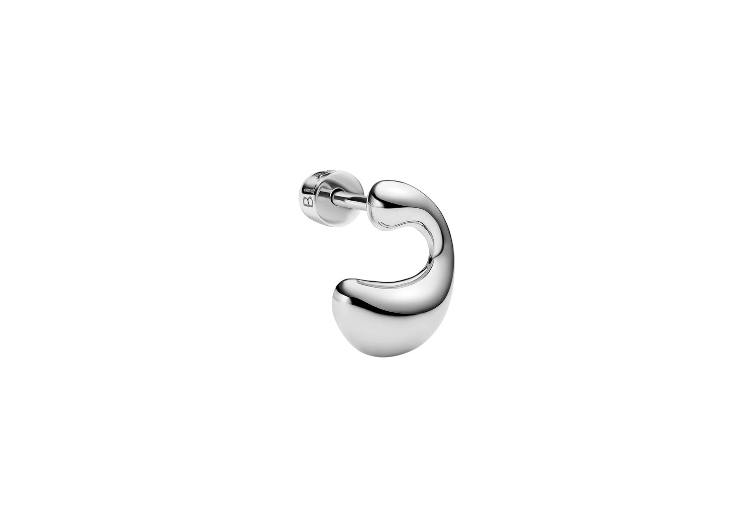 Dolphin Splash Stud Silver (Left) - LIKELIHOOD