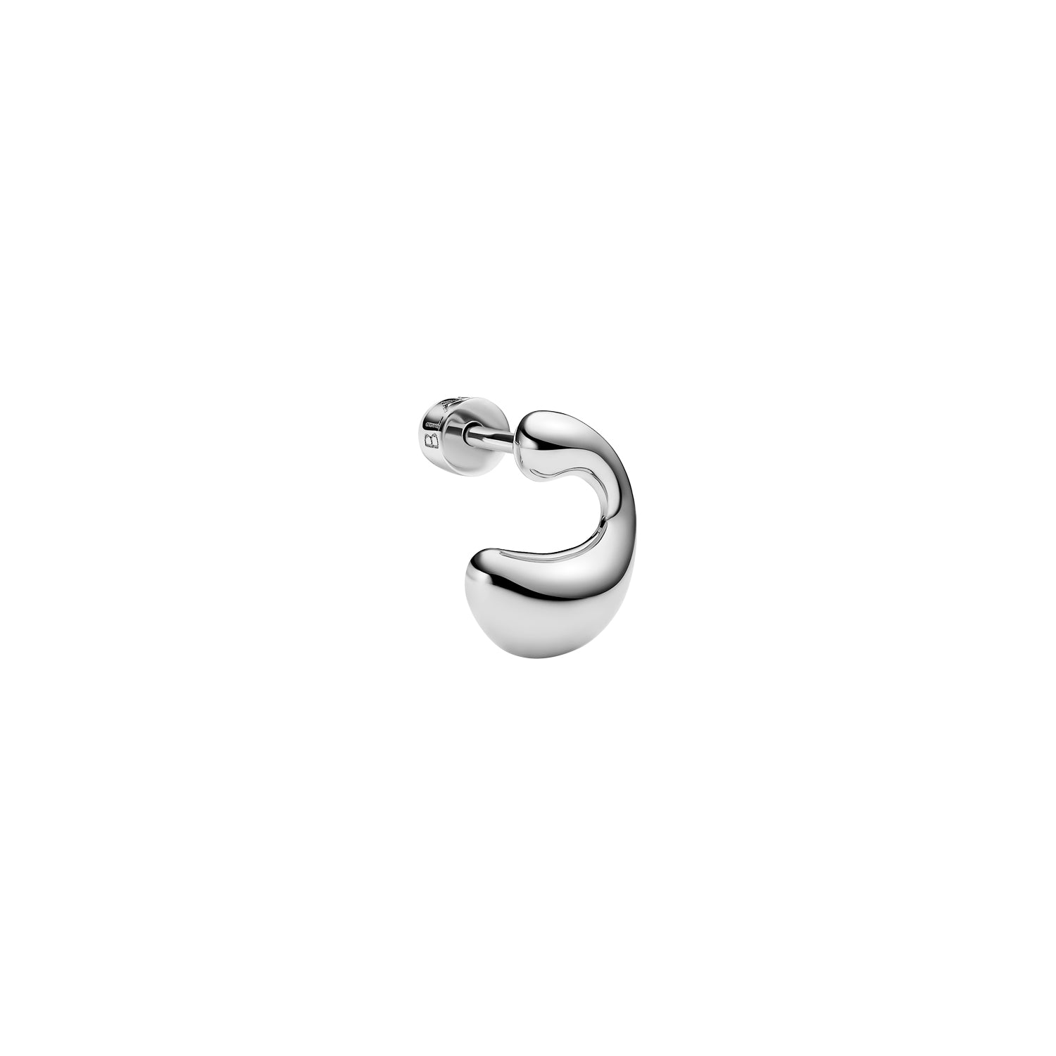 Dolphin Splash Stud Silver (Left) - LIKELIHOOD
