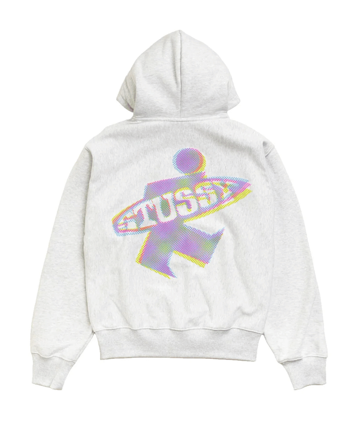 Dot Surf Zip Hoodie Ash Heather - LIKELIHOOD