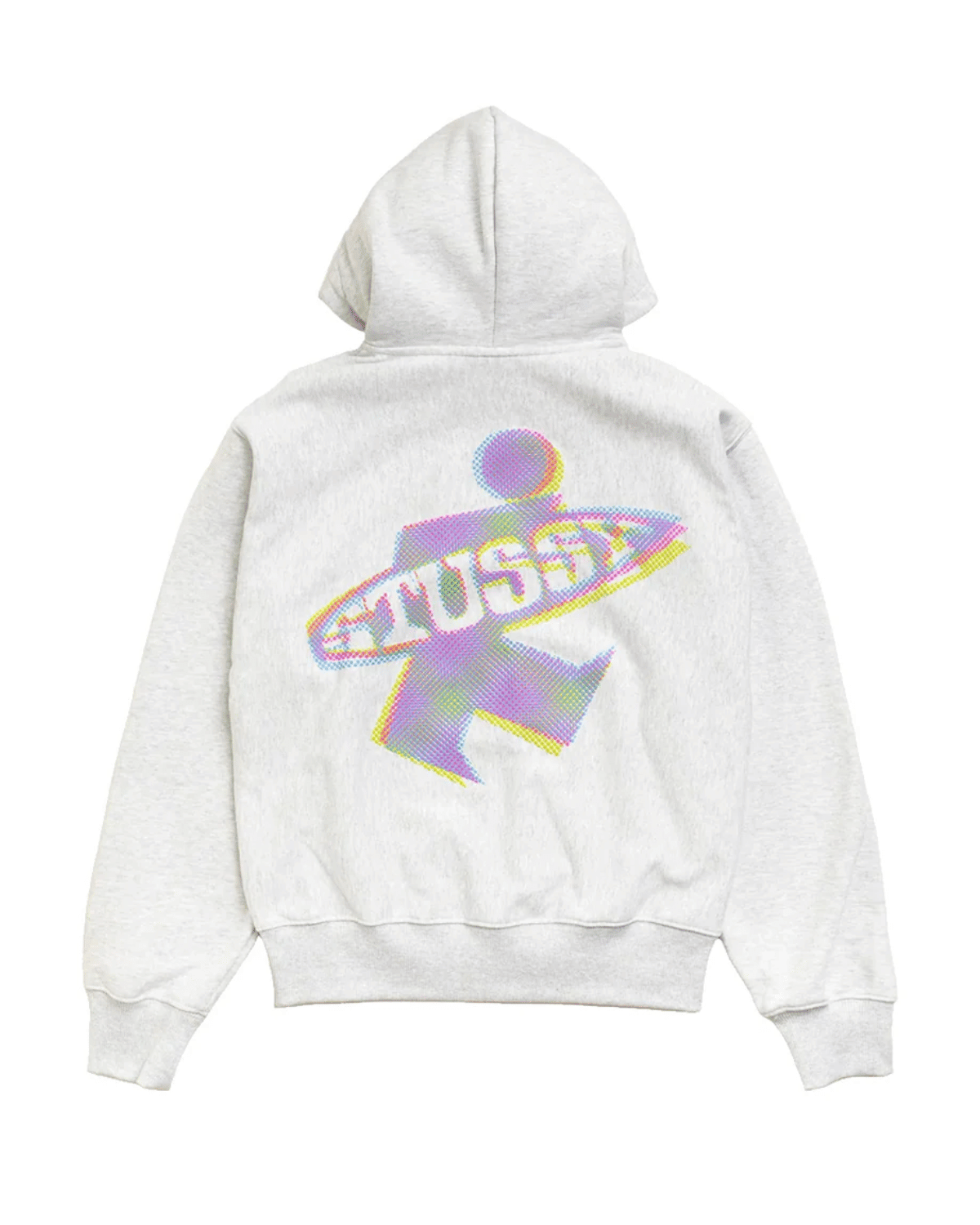 Dot Surf Zip Hoodie Ash Heather - LIKELIHOOD