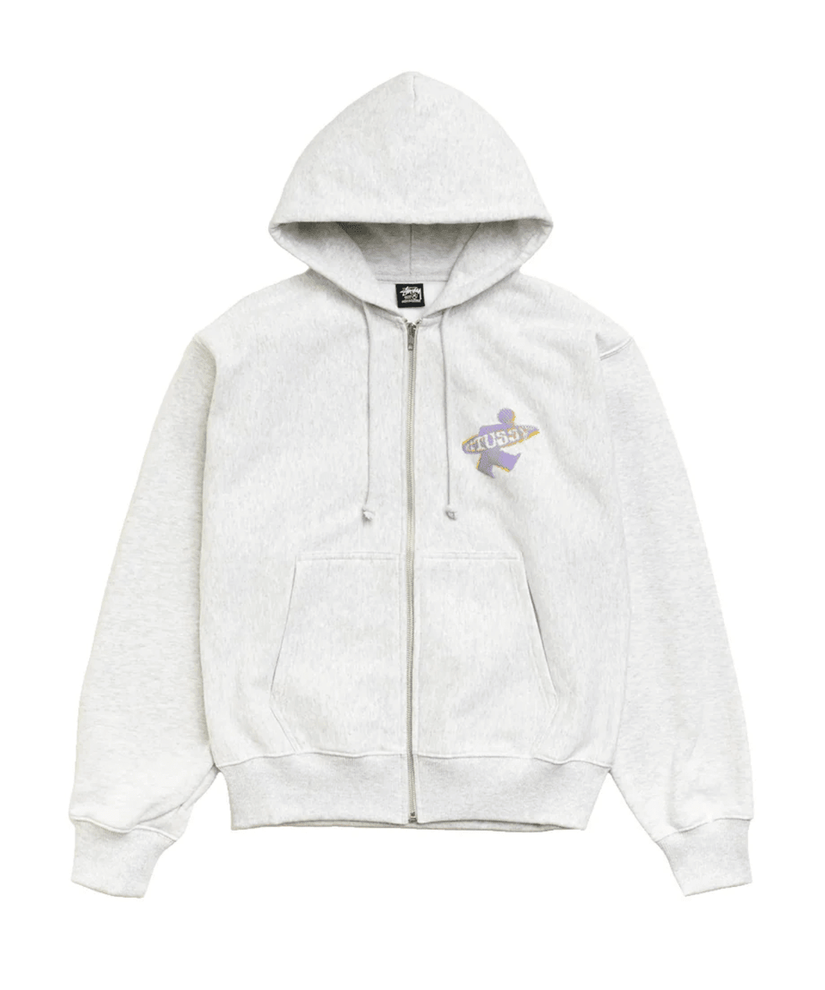 Dot Surf Zip Hoodie Ash Heather - LIKELIHOOD