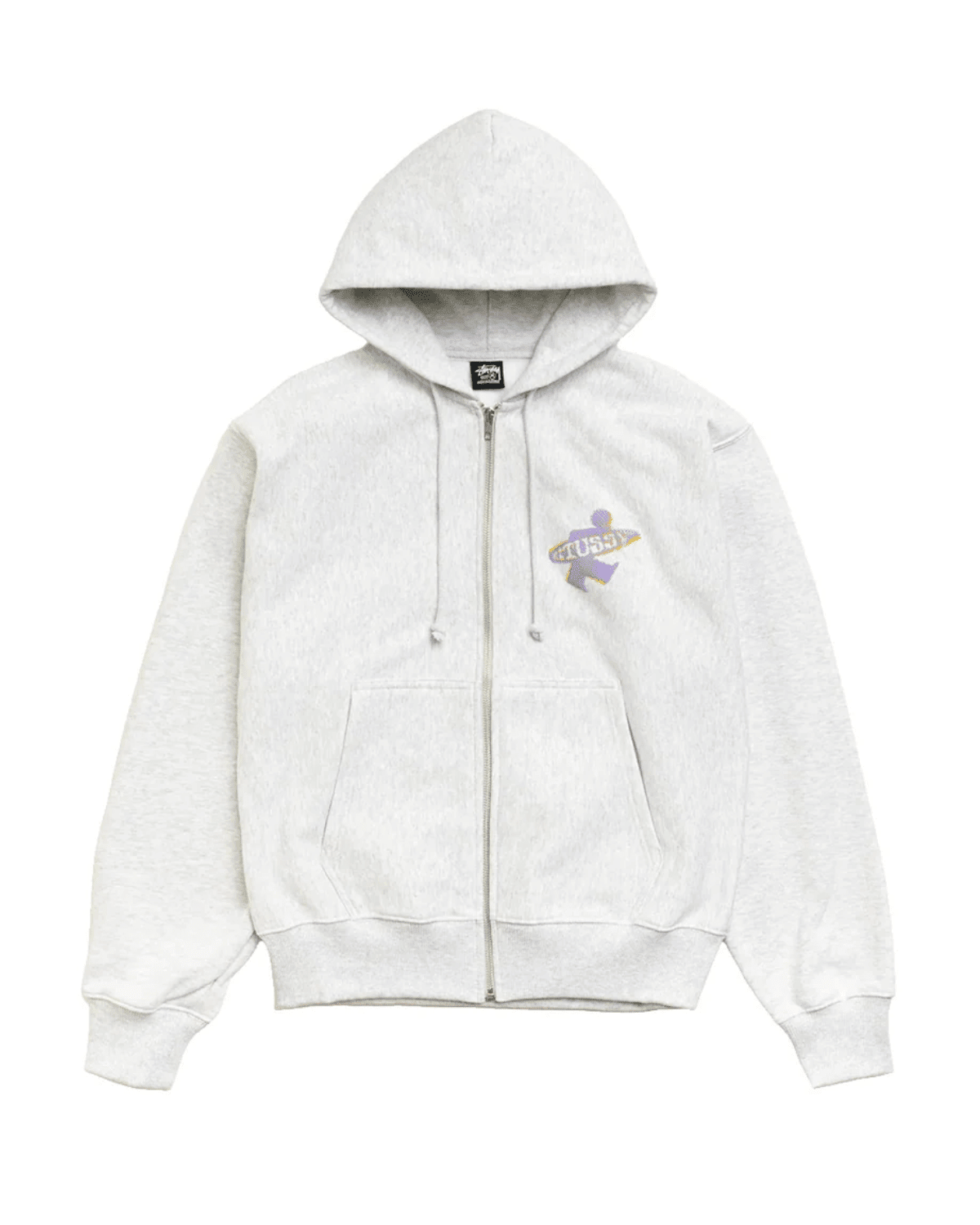 Dot Surf Zip Hoodie Ash Heather - LIKELIHOOD
