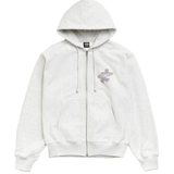 Dot Surf Zip Hoodie Ash Heather - LIKELIHOOD