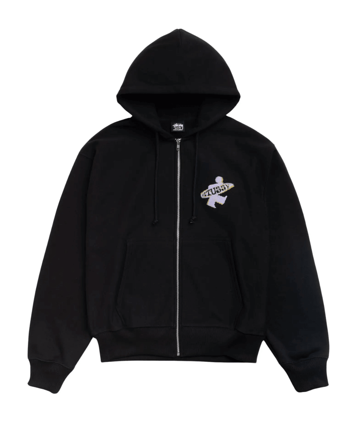 Dot Surf Zip Hoodie Black - LIKELIHOOD