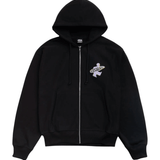 Dot Surf Zip Hoodie Black - LIKELIHOOD