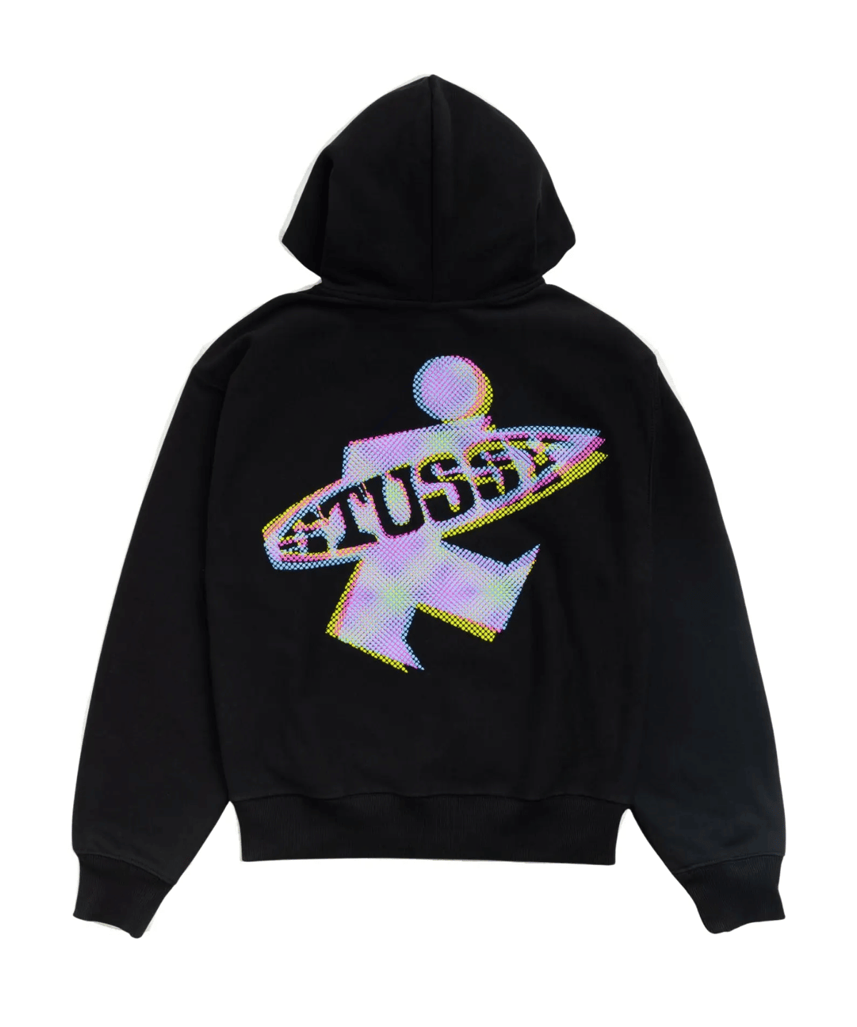 Dot Surf Zip Hoodie Black - LIKELIHOOD