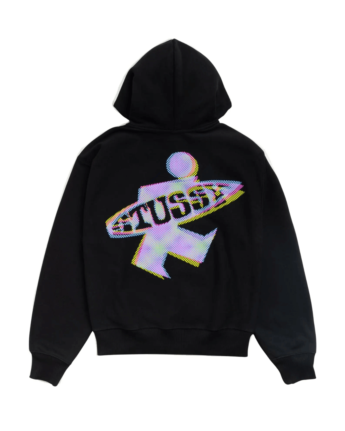 Dot Surf Zip Hoodie Black - LIKELIHOOD