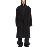 Double-Breasted Wool Coat Black - LIKELIHOOD