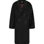 Double-Breasted Wool Coat Black - LIKELIHOOD