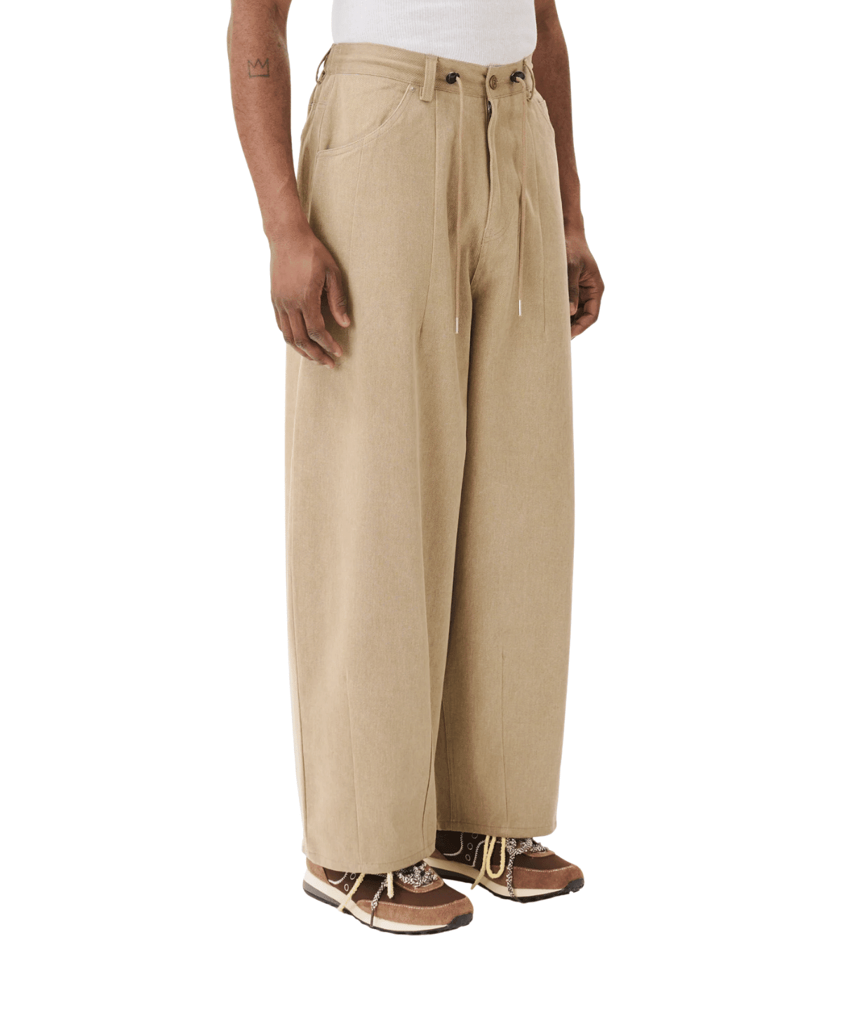 Double Dart Denim Jeans Light Brown - LIKELIHOOD