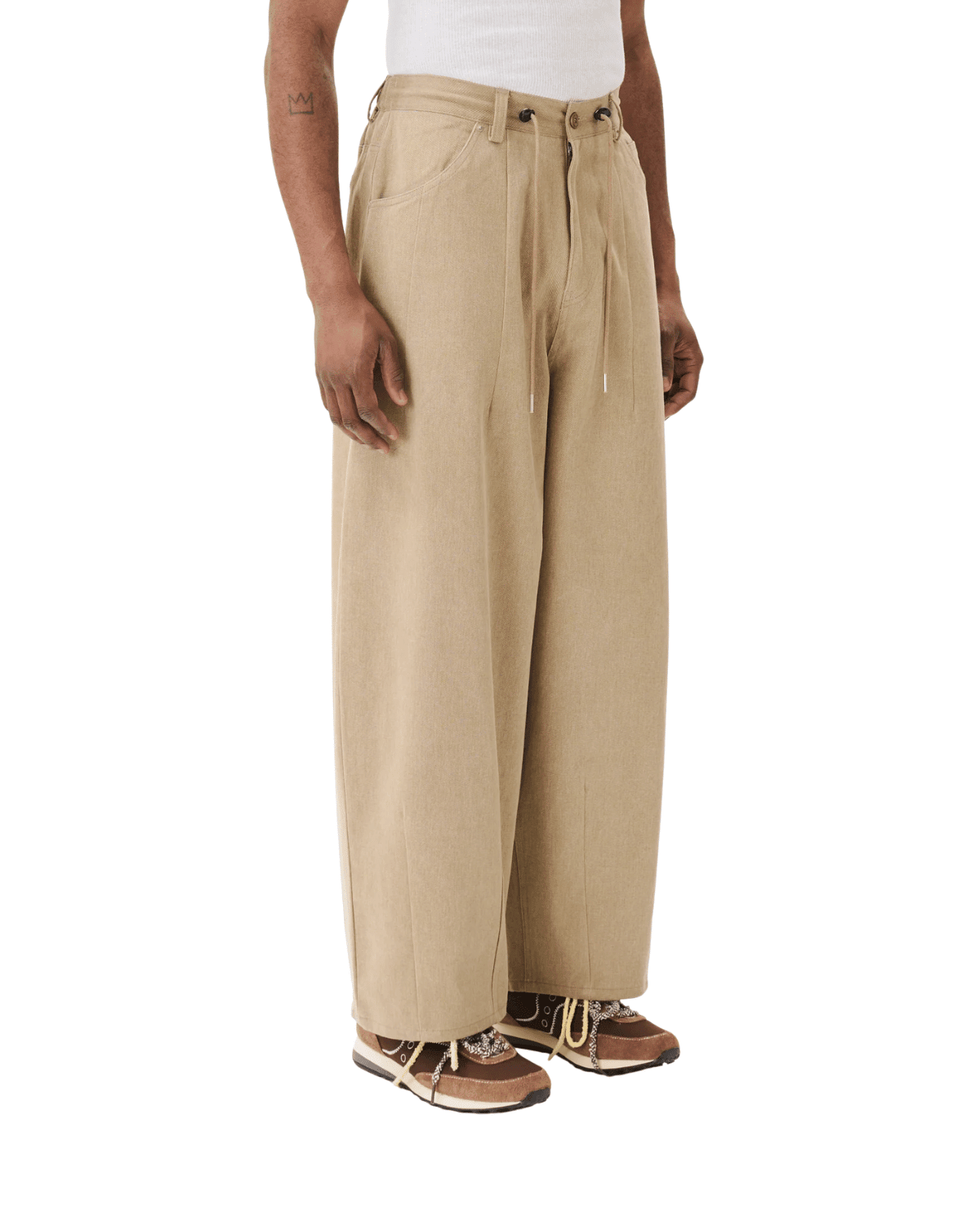 Double Dart Denim Jeans Light Brown - LIKELIHOOD