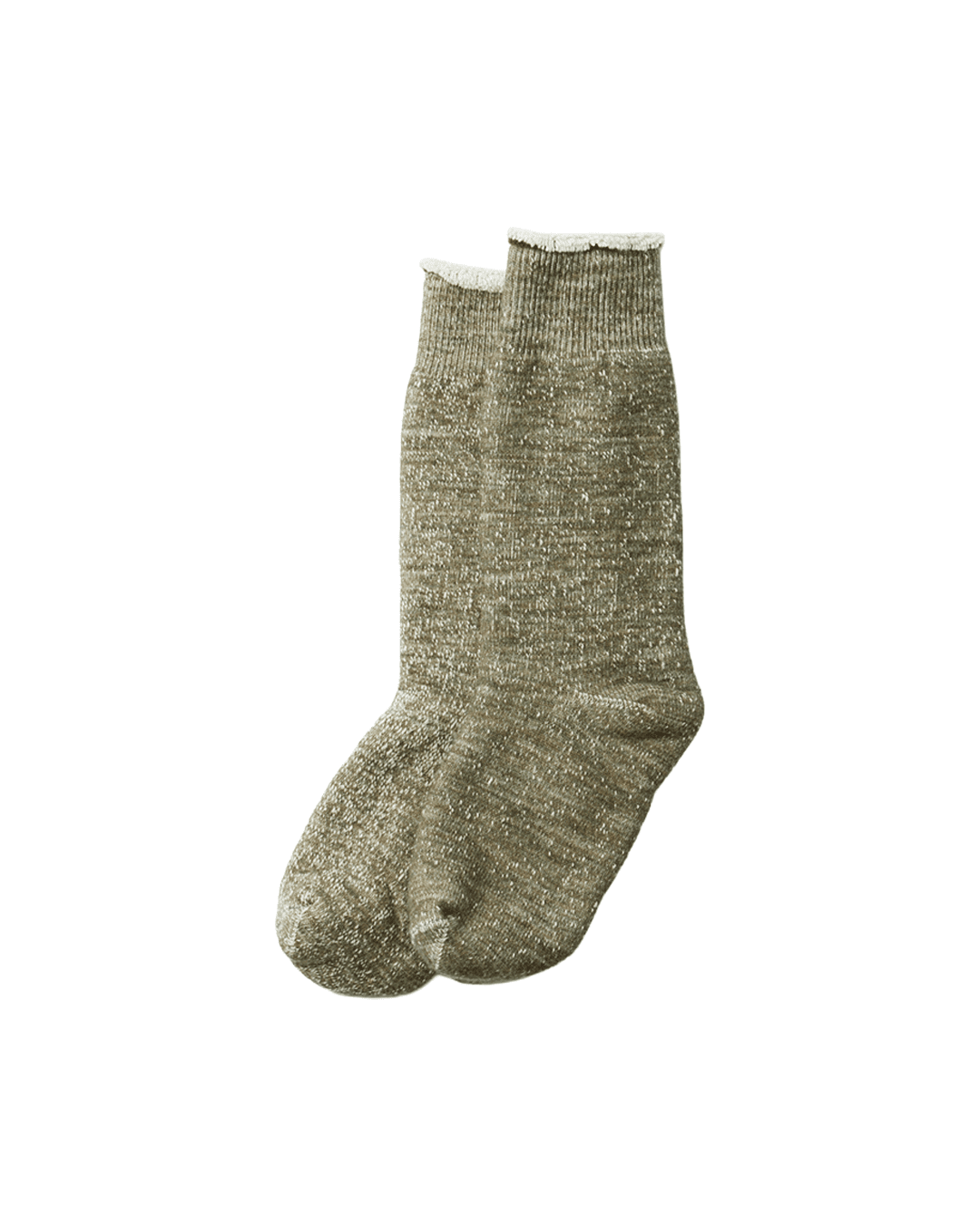 Double Face Crew Socks Army Green - LIKELIHOOD