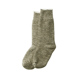 Double Face Crew Socks Army Green - LIKELIHOOD