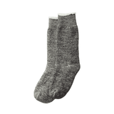 Double Face Crew Socks Charcoal - LIKELIHOOD