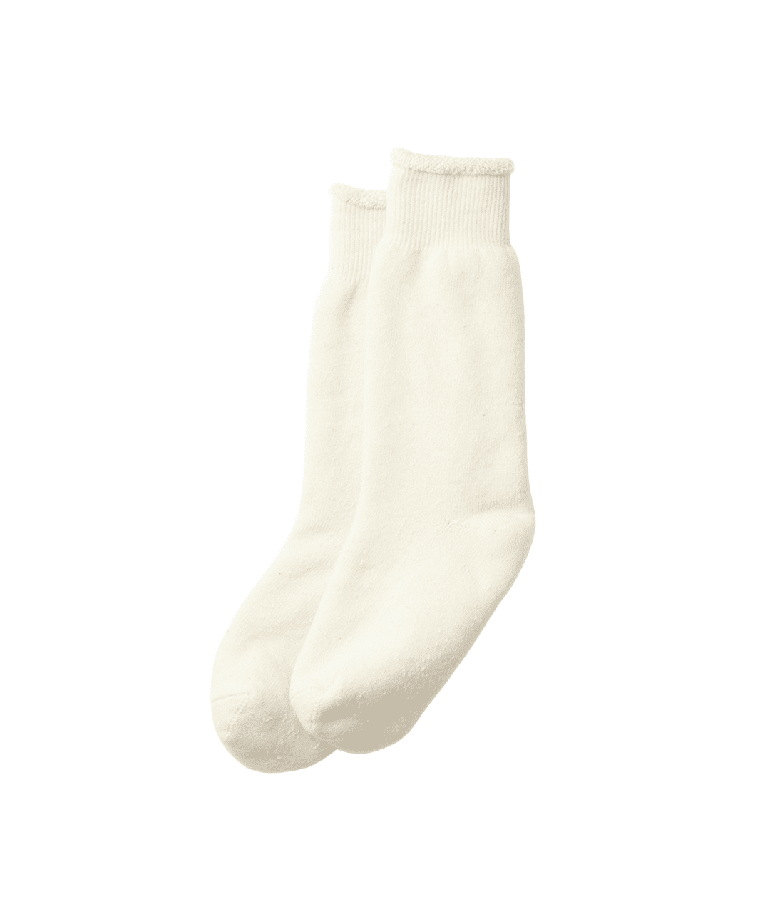 Double Face Crew Socks Ivory - LIKELIHOOD