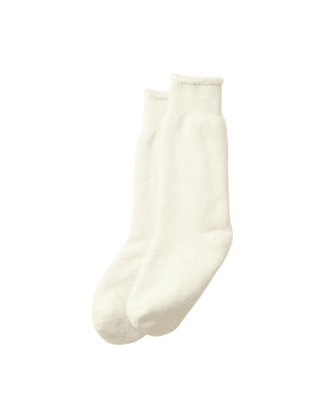 Double Face Crew Socks Ivory - LIKELIHOOD