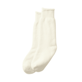Double Face Crew Socks Ivory - LIKELIHOOD
