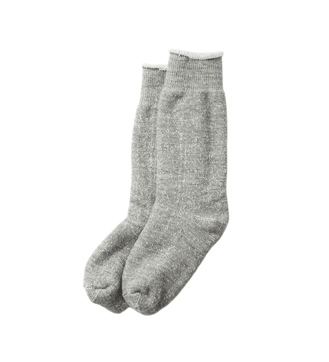 Double Face Crew Socks Medium Gray - LIKELIHOOD