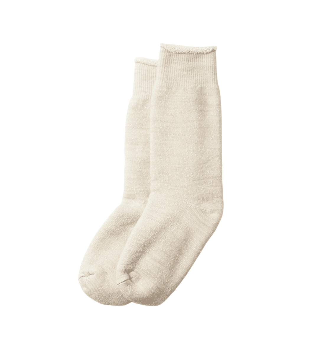 Double Face Crew Socks Oatmeal - LIKELIHOOD
