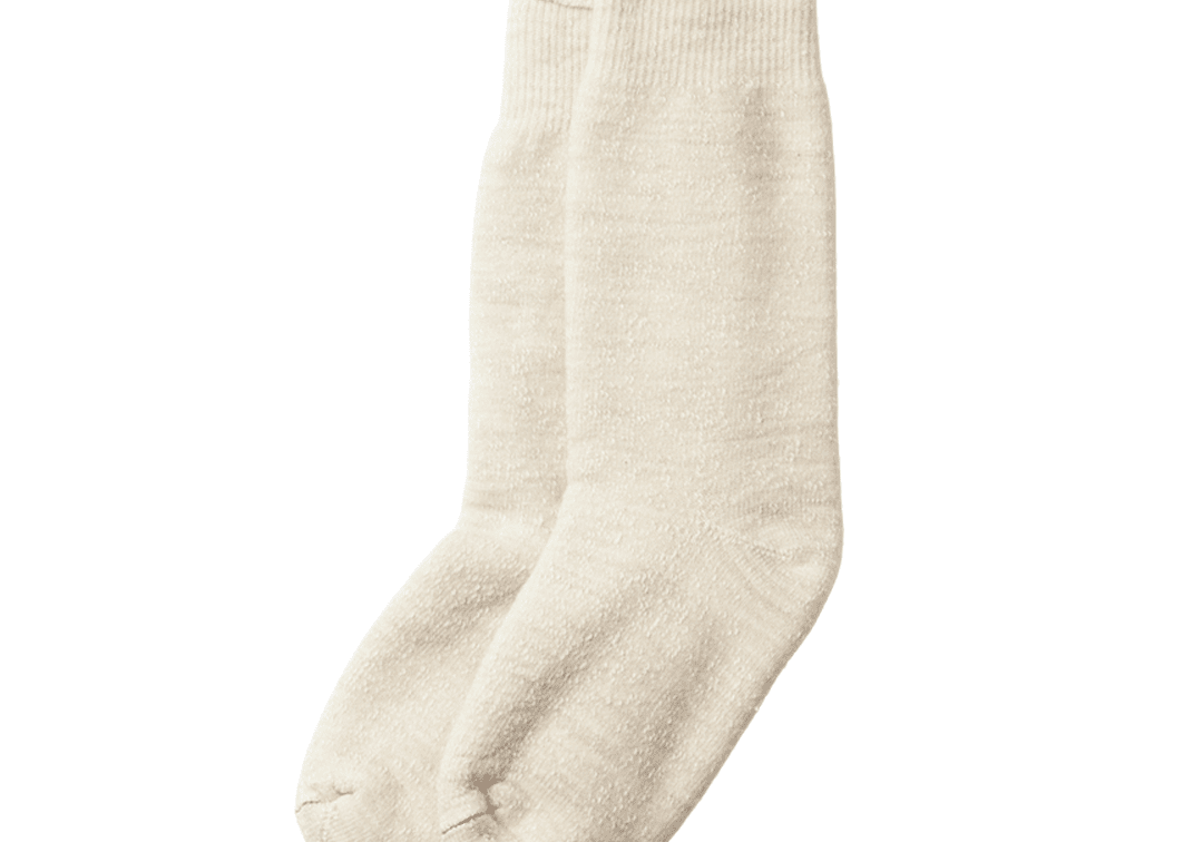 Double Face Crew Socks Oatmeal - LIKELIHOOD