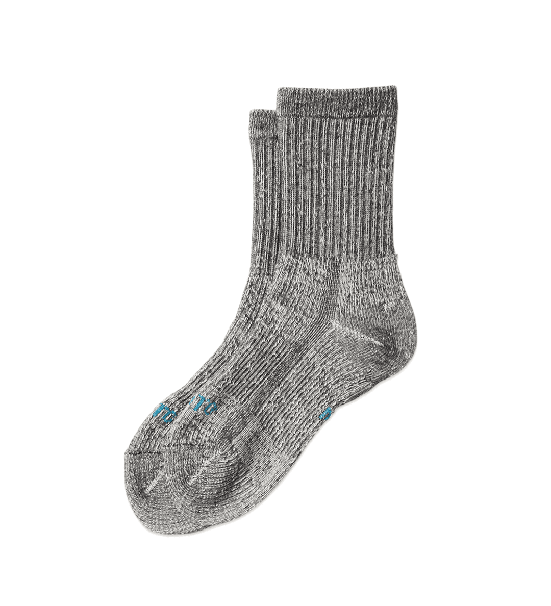 Double Face Mini Crew Socks Black - LIKELIHOOD