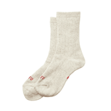 Double Face Mini Crew Socks Light Gray - LIKELIHOOD