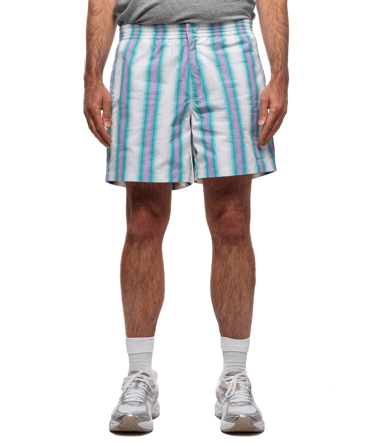 Double Pocket Short Green Purple - LIKELIHOOD