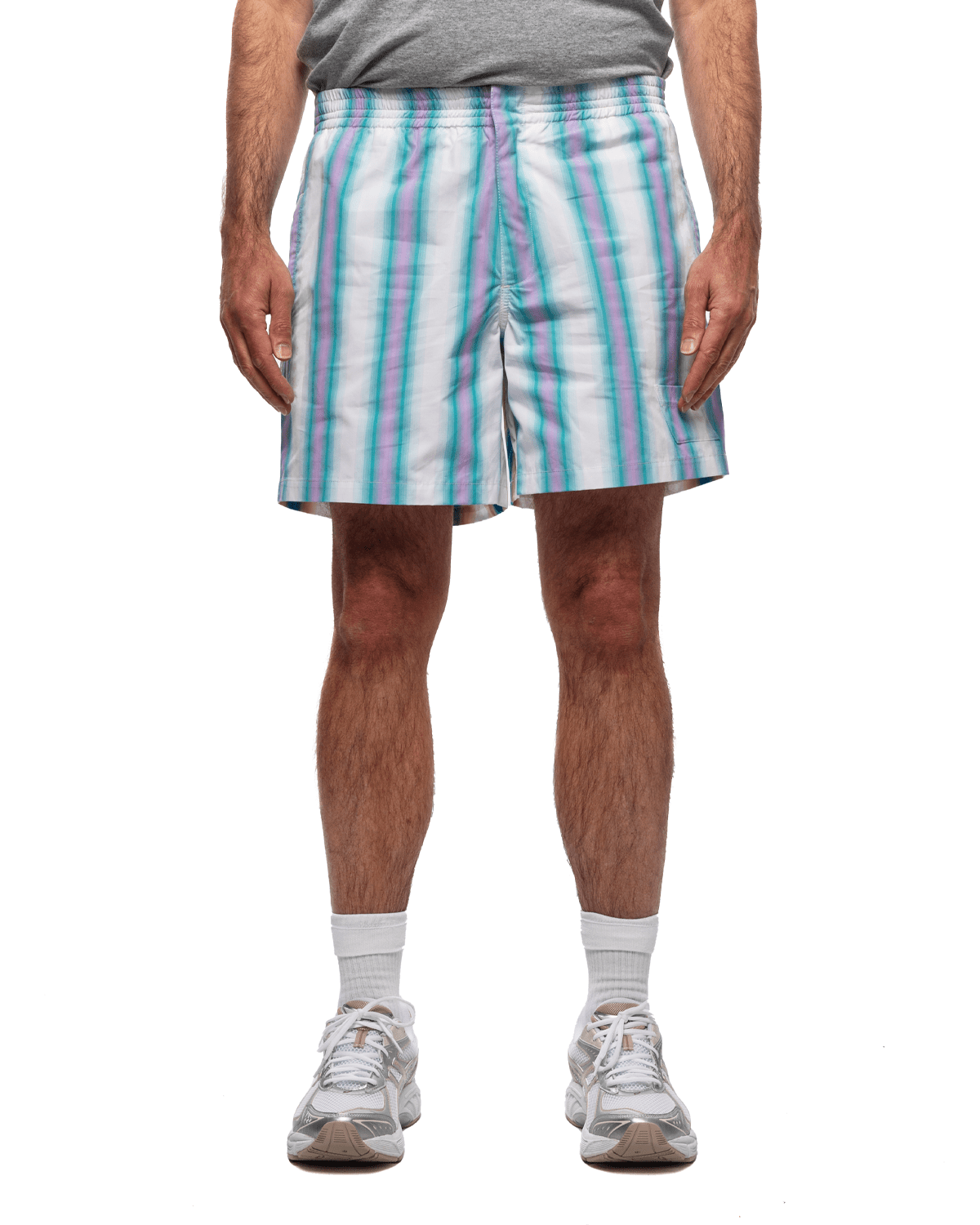 Double Pocket Short Green Purple - LIKELIHOOD