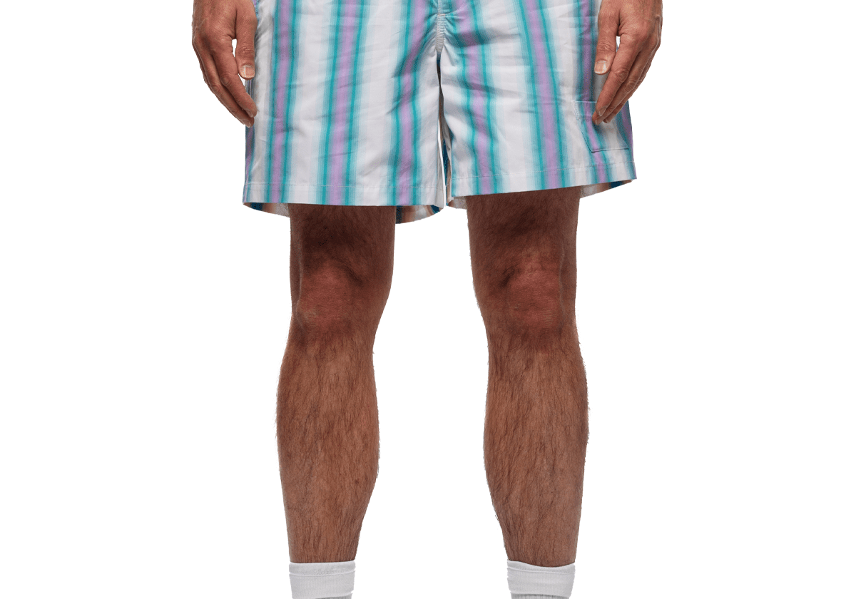 Double Pocket Short Green Purple - LIKELIHOOD