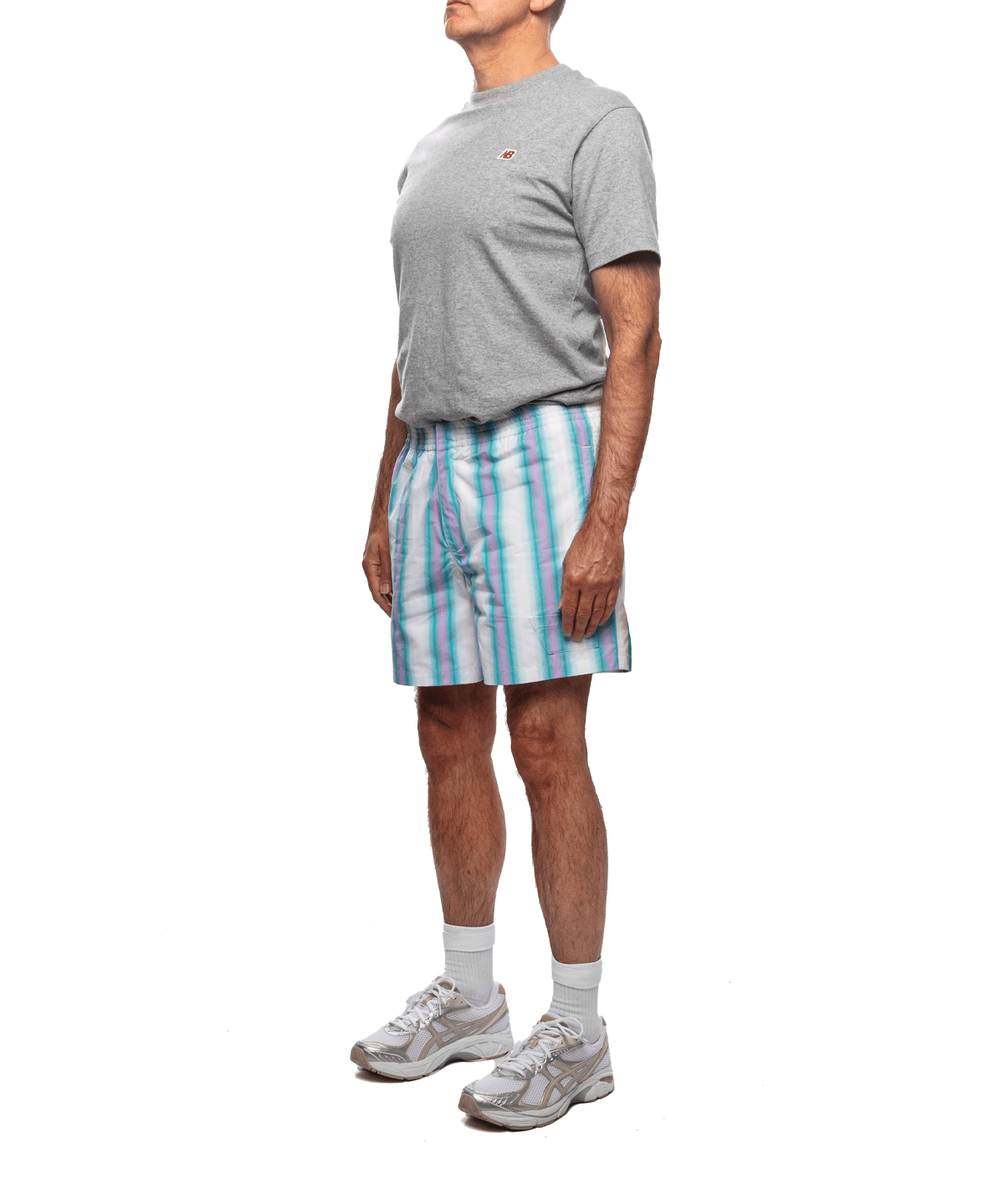 Double Pocket Short Green Purple - LIKELIHOOD