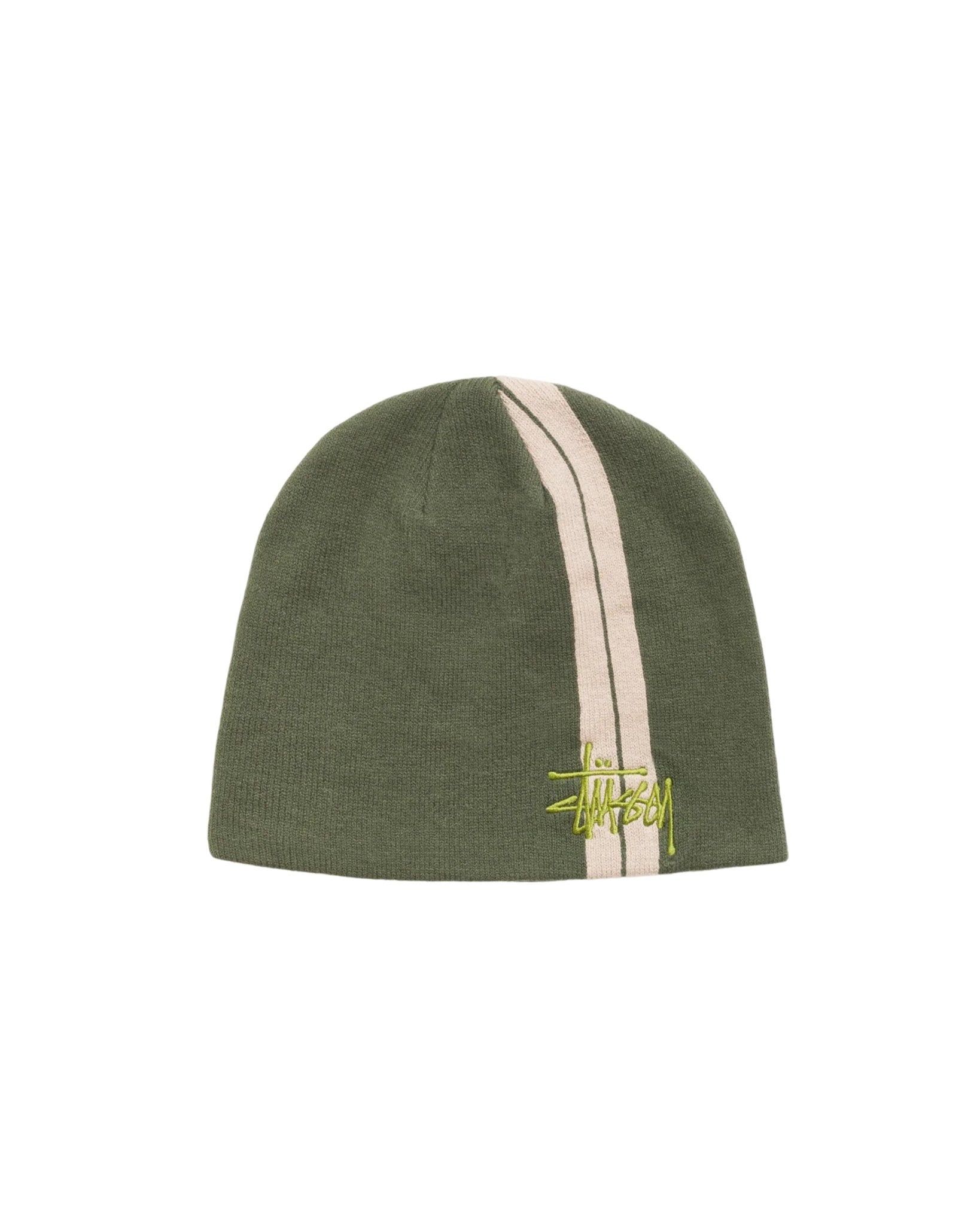 Double Stripe Skullcap Olive - LIKELIHOOD