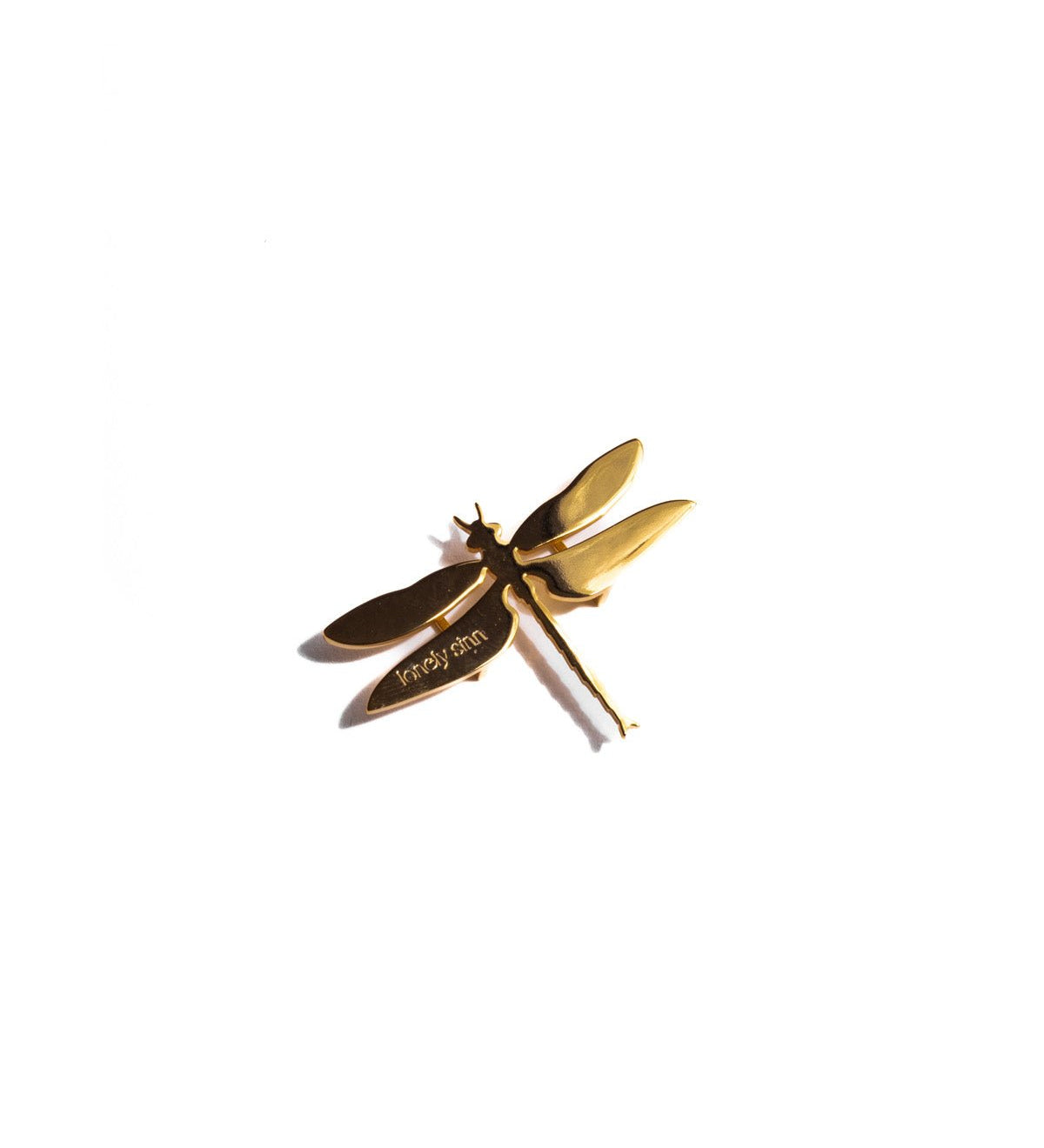 Dragonfly Shoe Pendant Gold - LIKELIHOOD