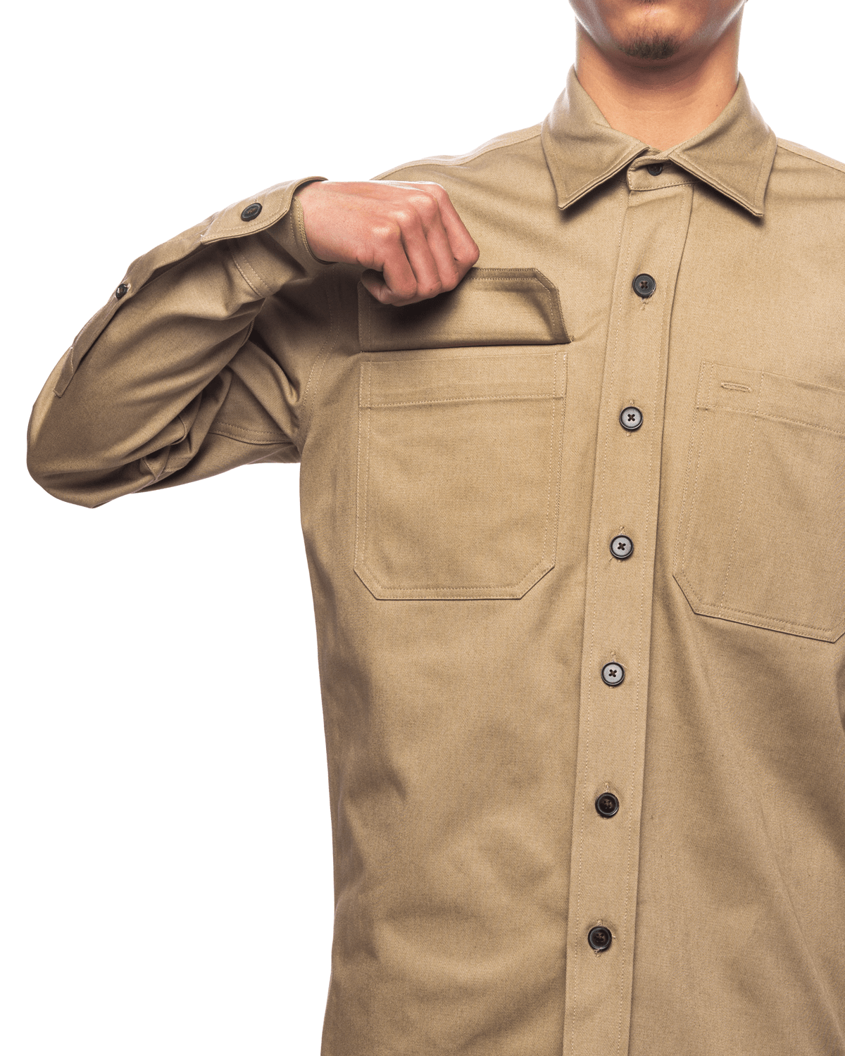 Drill Shirt Khaki - LIKELIHOOD