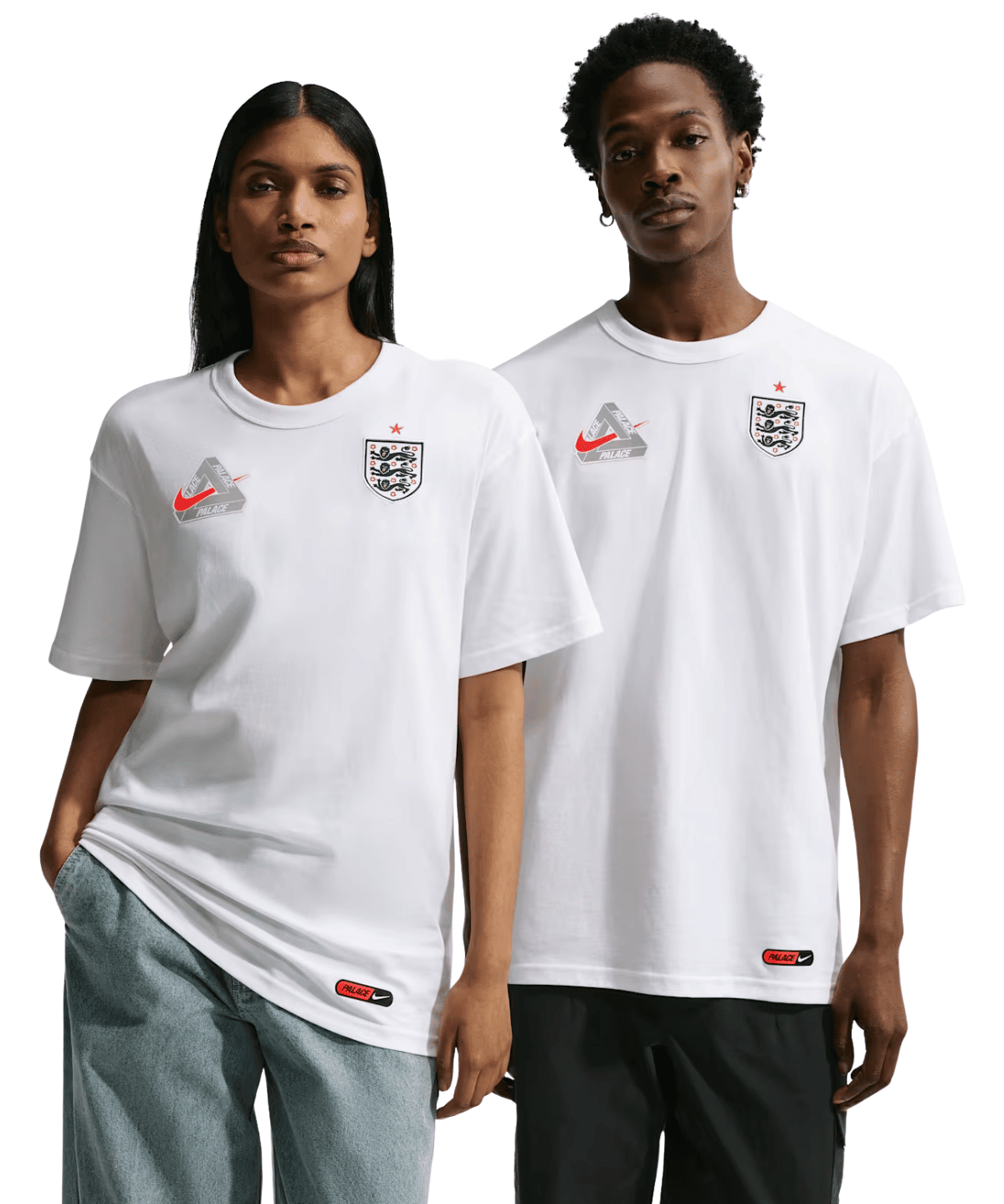 England x Palace T-Shirt White - LIKELIHOOD
