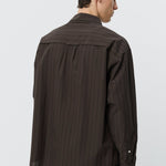 Essay Shirt Dark Brown Triple Stripe - LIKELIHOOD
