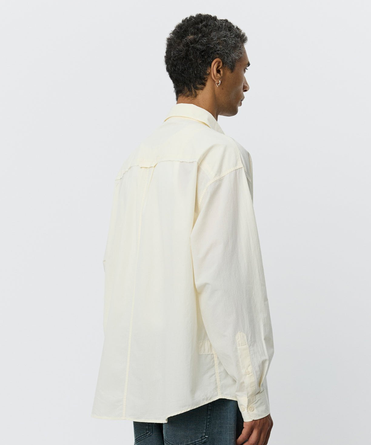 Essay Shirt Off White Micro Check - LIKELIHOOD